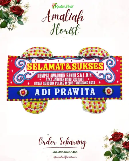 Papan Bunga Ucapan Selamat Bandar Sribhawono