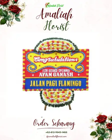 Sewa Papan Bunga Bandar Sribhawono